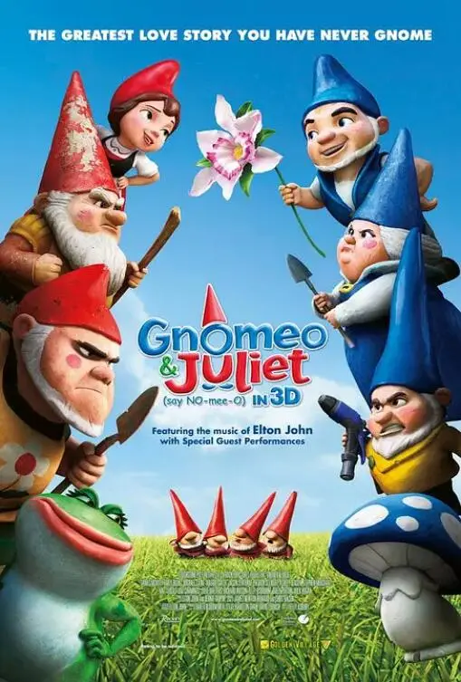 爆笑来袭！《吉诺密欧与朱丽叶》：当花园小矮人也谈起了恋爱！